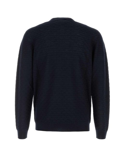 Giorgio Armani Blue Sweater for men