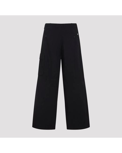 C P Company Black C.P.Company Cotton Trousers for men