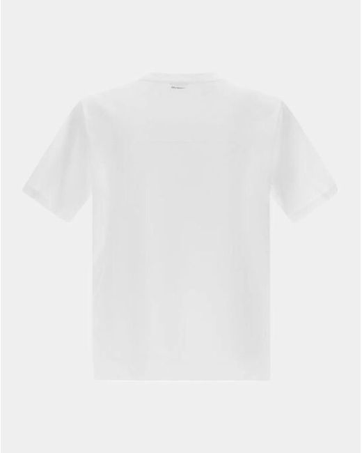 Herno White Tshirt Jersey Stretch for men
