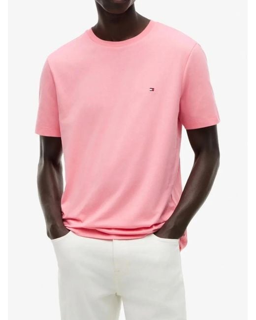 Tommy Hilfiger Pink T-Shirt for men