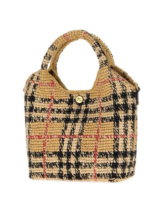 Burberry Metallic A:Ll Mn Margate Tote Raf:175580:B9368
