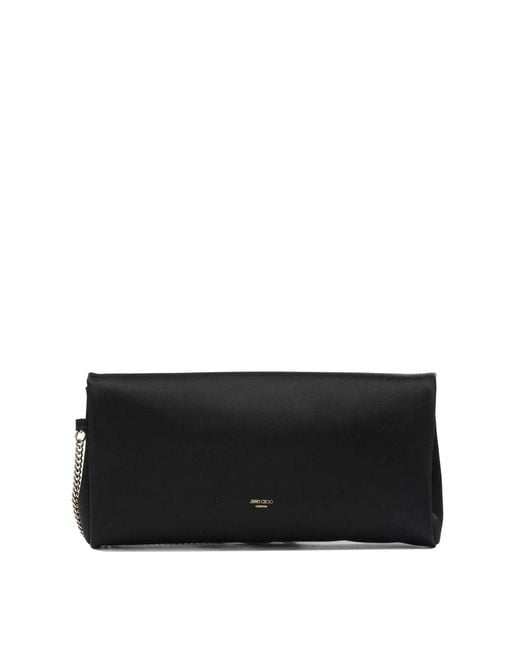 Jimmy Choo Black "Xandra" Clutch Bag
