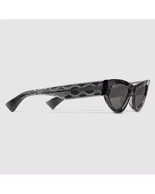 Gucci Black Acetate Sunglasses