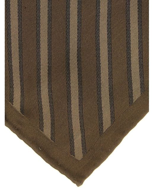 Brunello Cucinelli Green Regimental Pocket Clutch for men