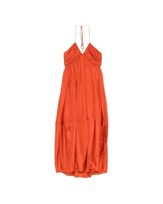 Zimmermann Red Mahon Silk Maxi Dress