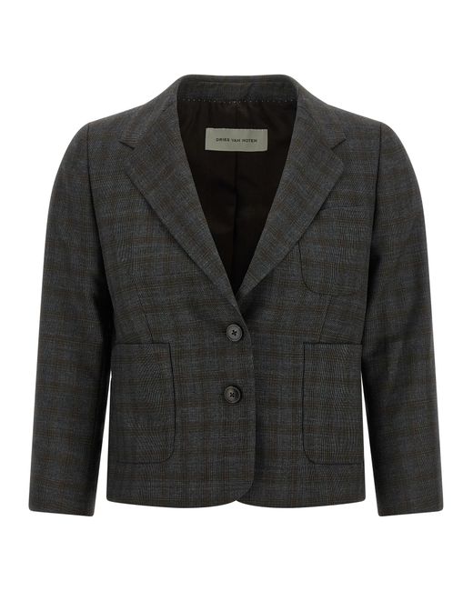 Dries Van Noten Black 'Bamis' Blazer