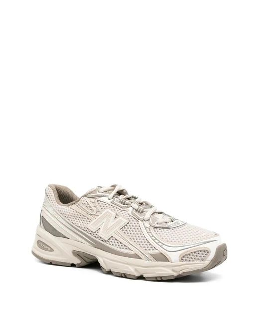 New Balance White "Tier 2" Synthetic Mesh Lifestyle Sneakers