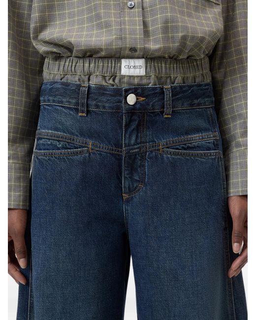 Closed Blue Tori-X Wide-Leg Jeans