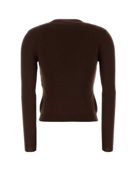 Gucci Brown Knitwear Tops