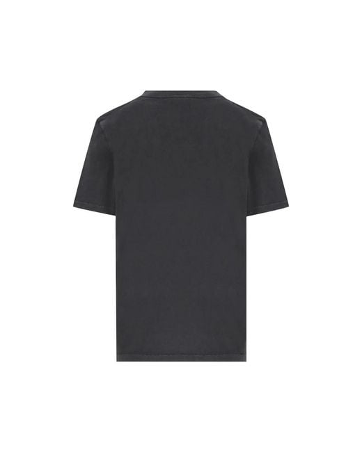 Chloé Black Strawberry-Print Cotton T-Shirt