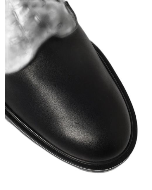 Hogan Black H673 Smooth Leather Derby for men