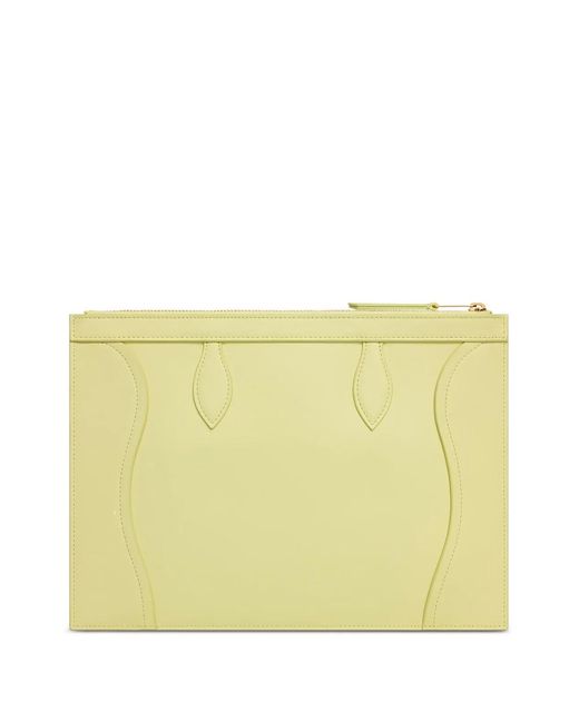 Céline Yellow Medium Pouch
