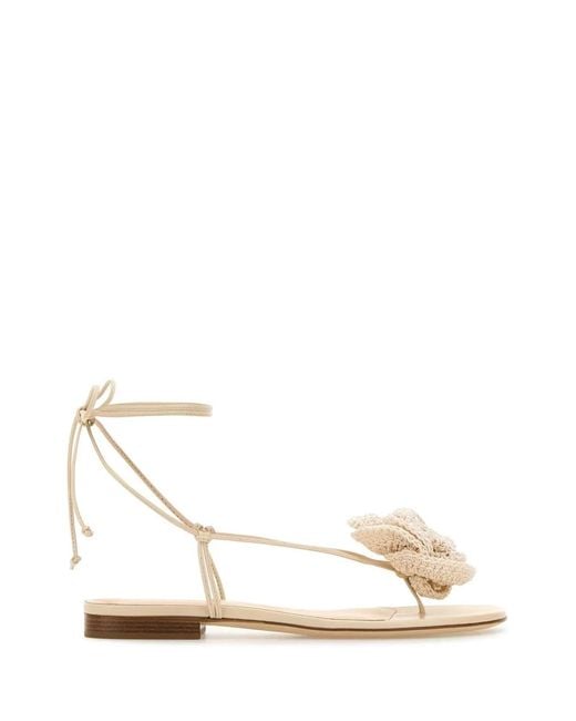 Magda Butrym White Leather Sandals