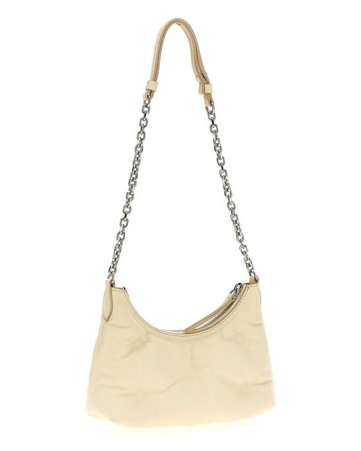 Maison Margiela Natural 'Glam Slam Hobo Micro' Shoulder Bag