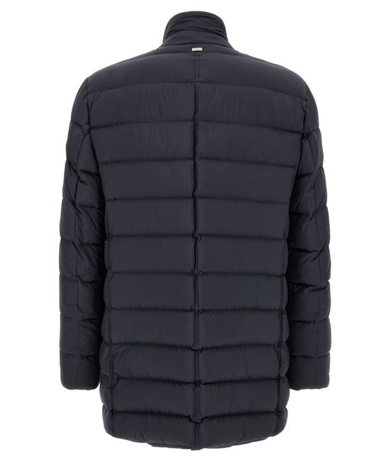 Herno Blue 'Il Cappotto' Down Jacket for men