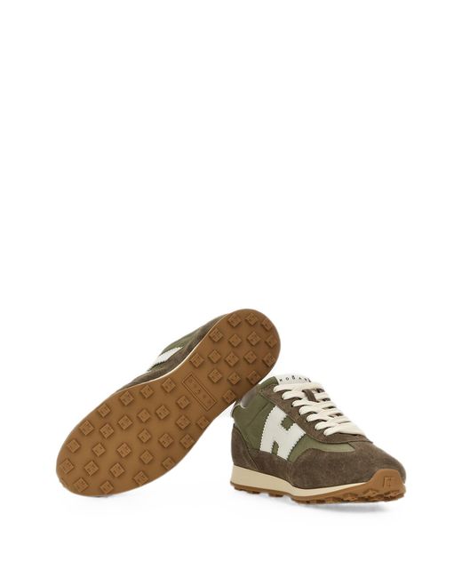 Hogan Green Fitted Sneakers