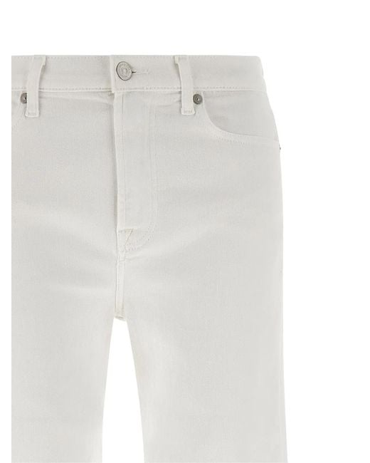 7 For All Mankind White 'Modern Dojo' Jeans
