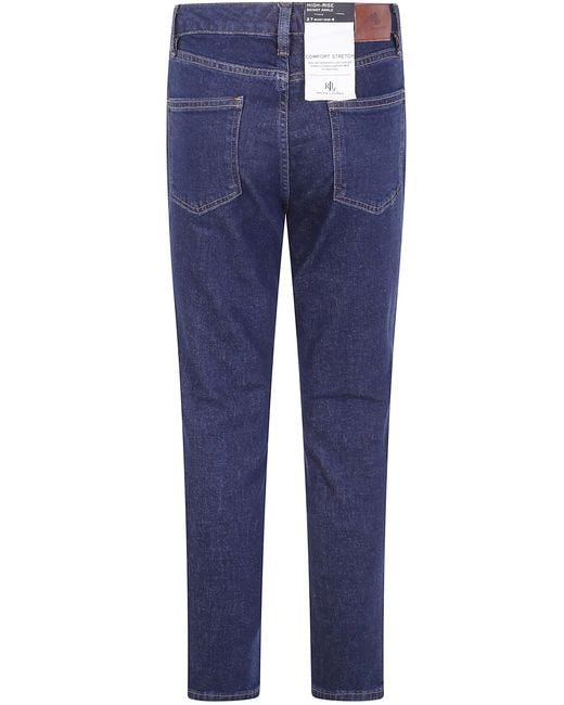 Ralph Lauren Blue "Hi Rs Sk Ank Ankle" Skinny Denim Jeans
