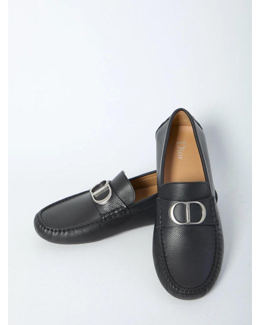 Dior White Dior Roadie Loafers for men