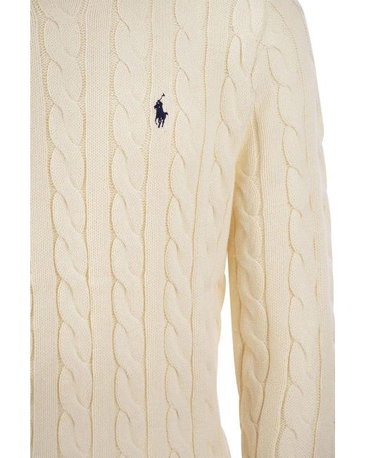 Polo Ralph Lauren Natural Plaited Cotton Jersey for men