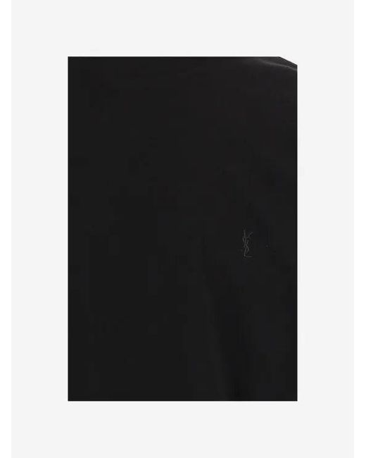 Saint Laurent Black T Shirt Manches Long for men