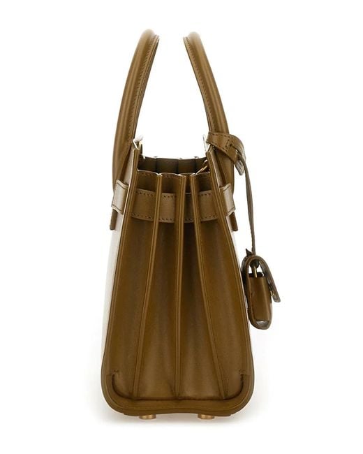 Saint Laurent Metallic "Sac De Jour" Bag