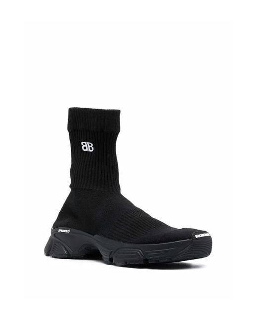 Balenciaga Black Speed 3.0 Logo Sneakers for men