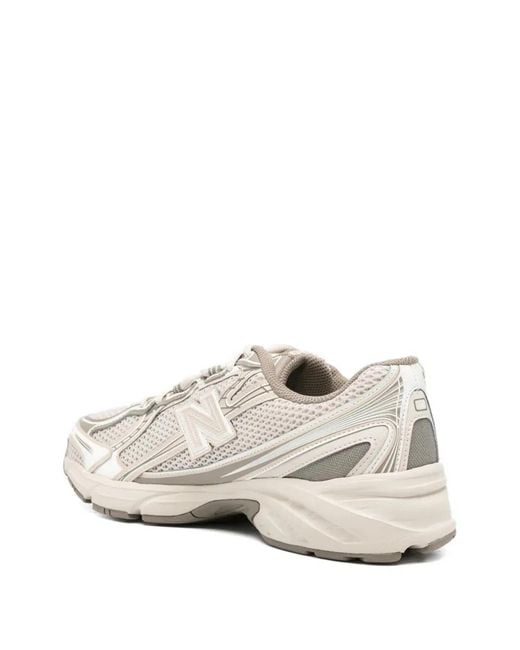New Balance White "Tier 2" Synthetic Mesh Lifestyle Sneakers