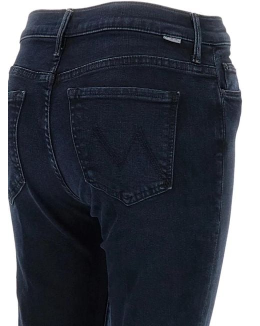 Mother Blue Flared Jeans