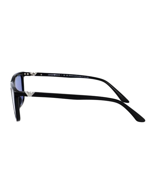 Emporio Armani Blue Acetate Sunglasses