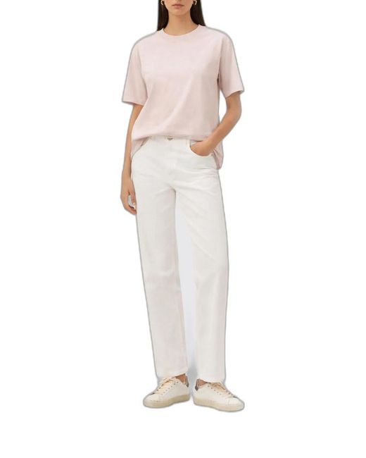 Golden Goose Deluxe Brand White Tshirt With Logo