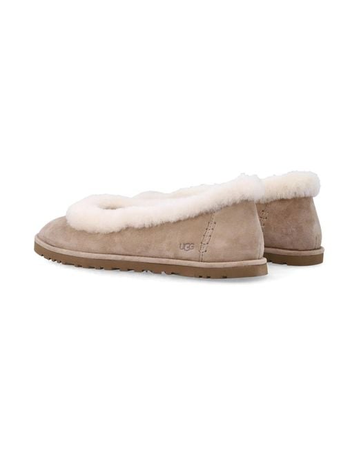 Ugg Natural Zora Ballet Flats