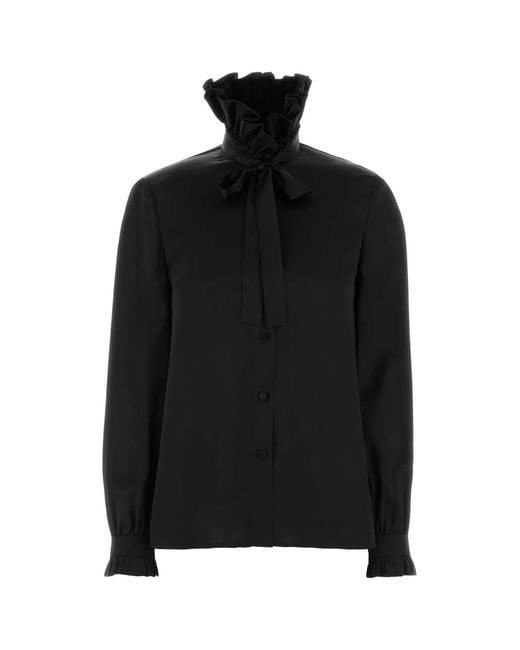 Gucci Black Blouses