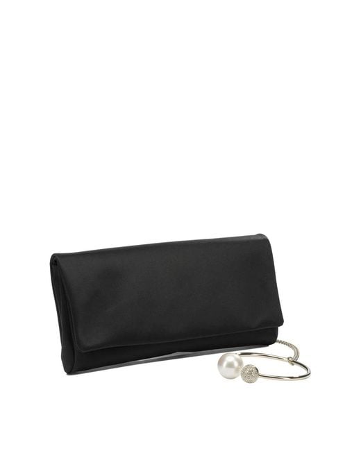 Jimmy Choo Black "Xandra" Clutch Bag