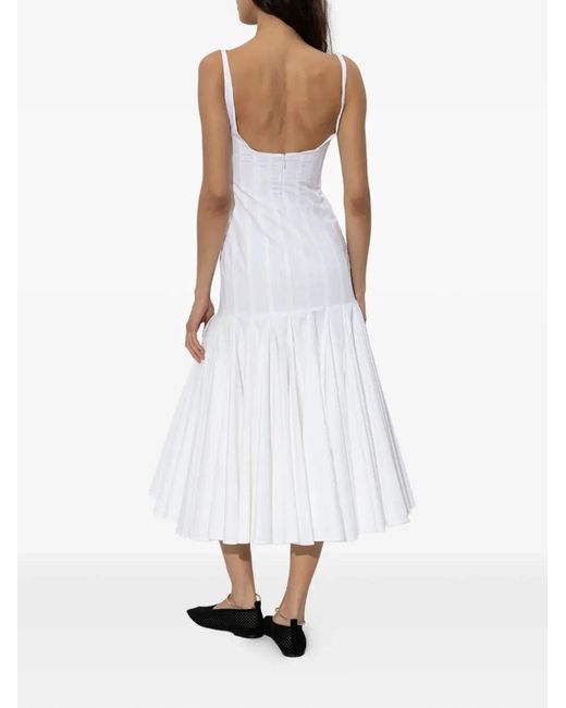 Jacquemus White La Robe Agave
