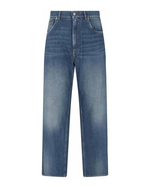 Dolce & Gabbana Blue Dolce & Gabbana Straight Jeans for men