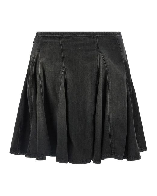 DIESEL Black 'De-Spiki-S' Skirt
