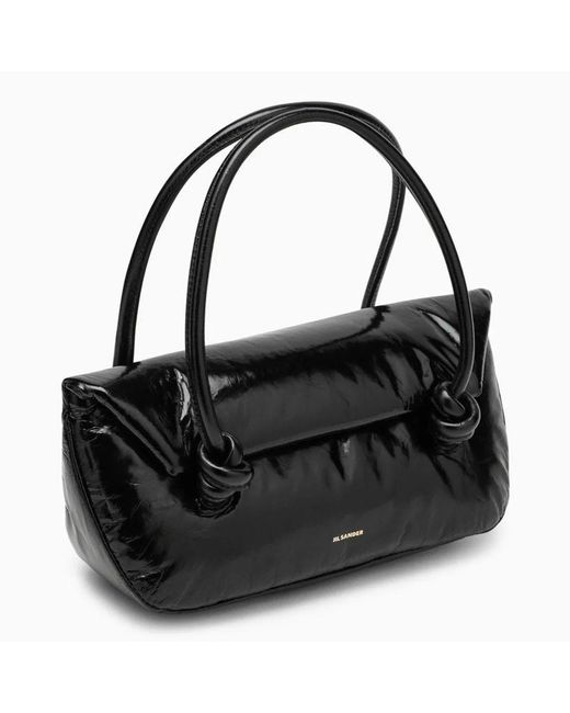 Jil Sander Black Knot Sm Shoulder Bag