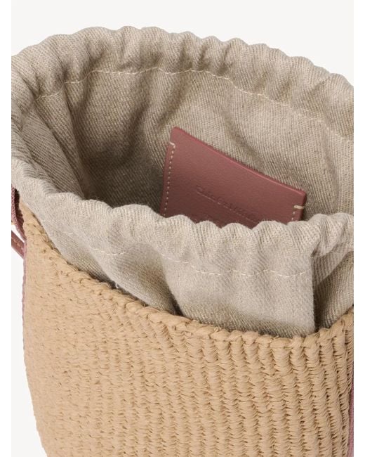 Chloé Pink Basket Small