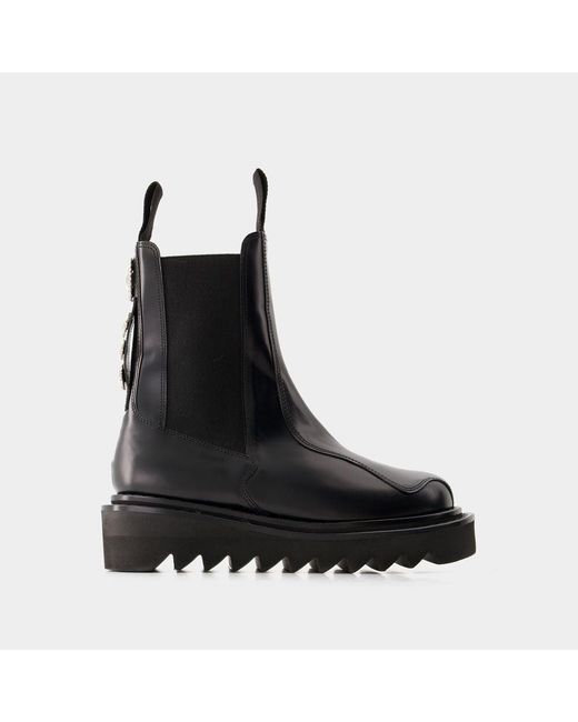 Toga Black Aj1146 Boots for men
