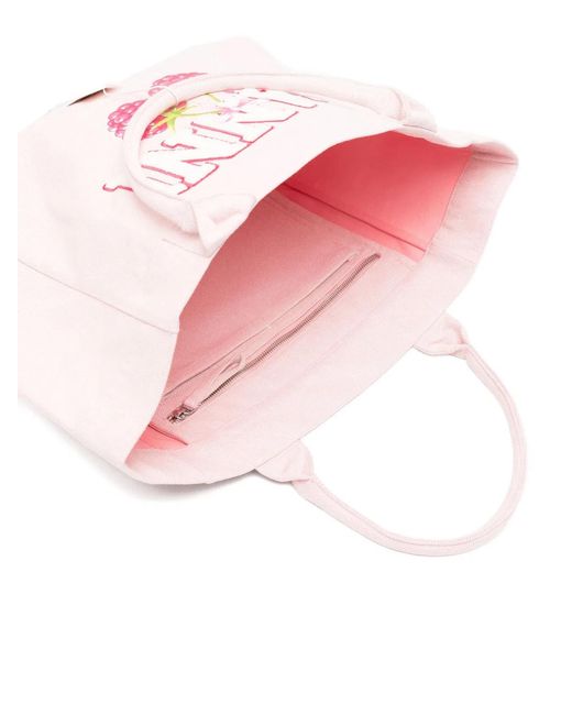 Ganni Pink Medium Trapeze Shopper Bag