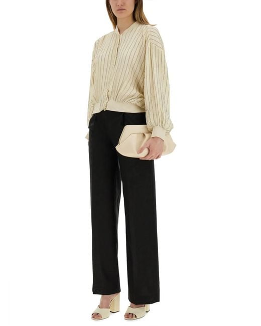 Alysi Natural Silk Bomber Jacket
