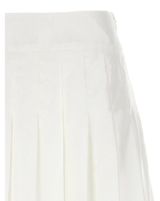 Casablanca White 'Casa Way' Skirt