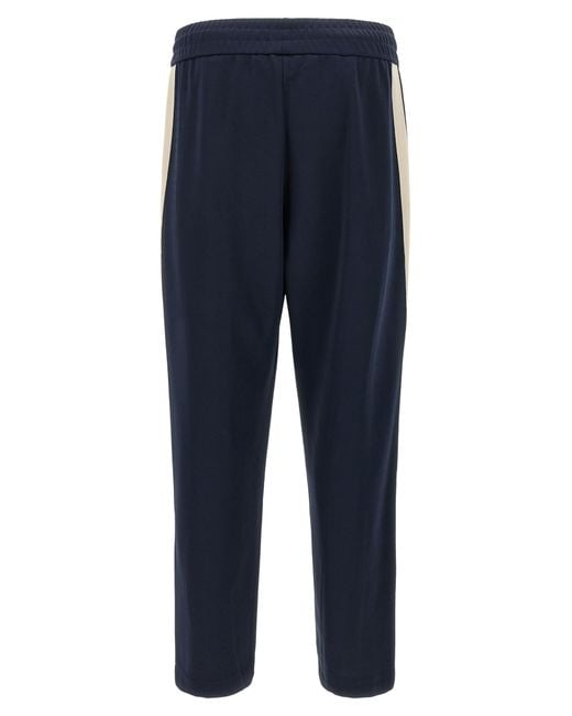 Palm Angels Blue 'Palm Tree' Joggers for men