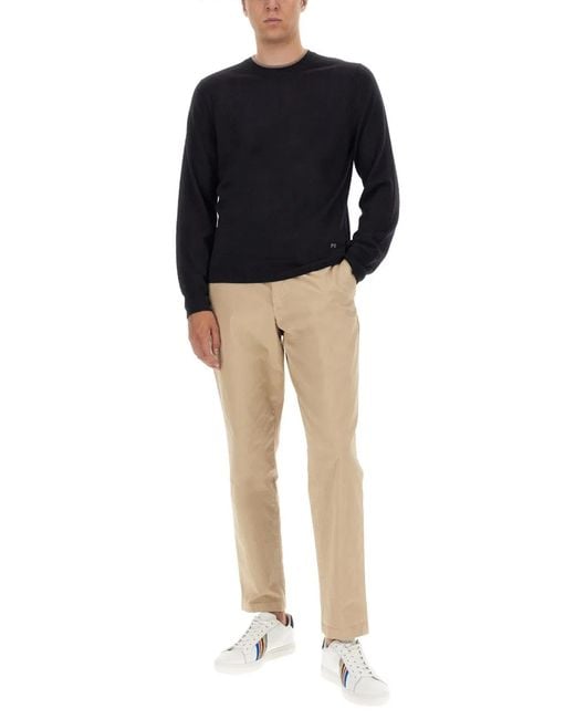 Paul Smith Blue Ps Paul Smith Jersey With Logo for men