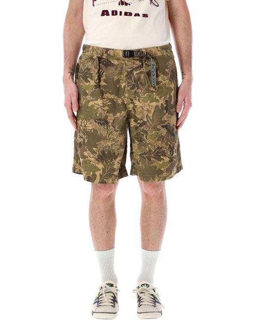 Brain Dead Green Twill Climber Short for men