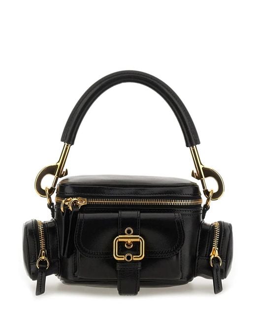Chloé Black Leather Camera Bag