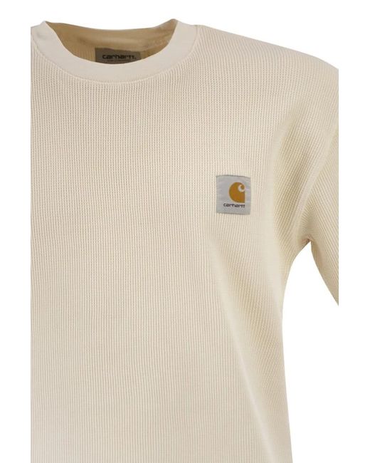 Carhartt White T-Shirt With Square Label