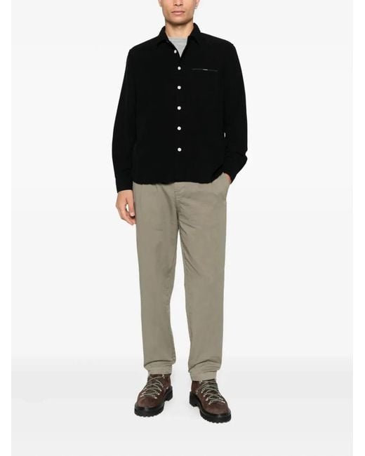 C P Company Black C.P.Company Buttoned Shirt for men