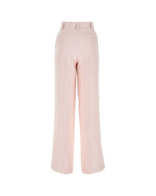 Amiri Pink Light Viscose Wide-Leg Pant